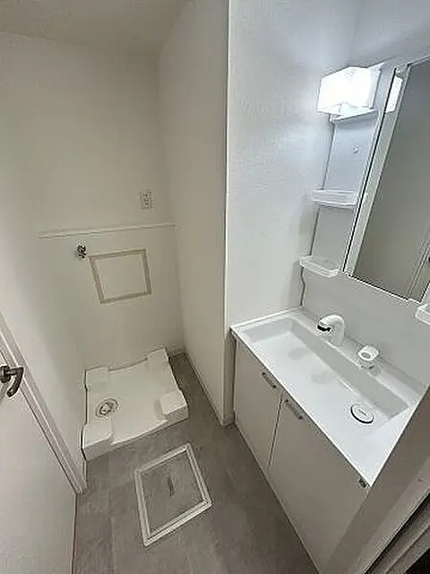 神戸市中央区北長狭通８丁目の賃貸マンションの洗面所