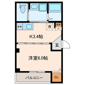 Mergrace戸越銀座の間取り