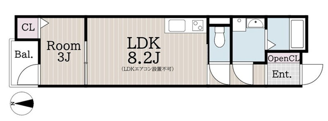 【間取り】 | リブレメゾン豊里Ⅰ