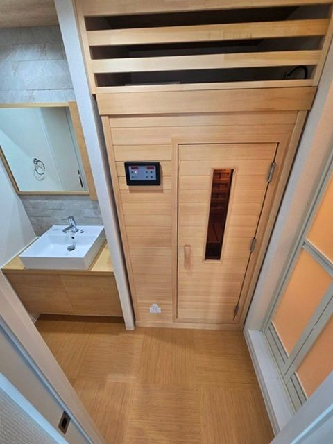 b’CASA東伏見の洗面所