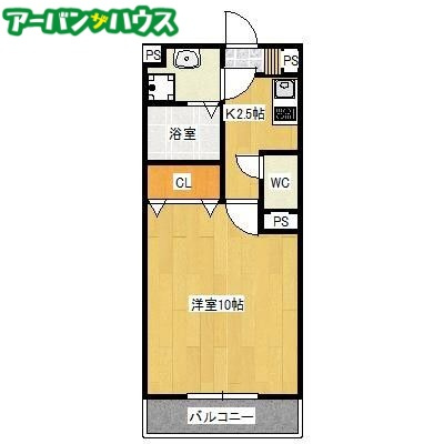 オプティマス医大南の間取り