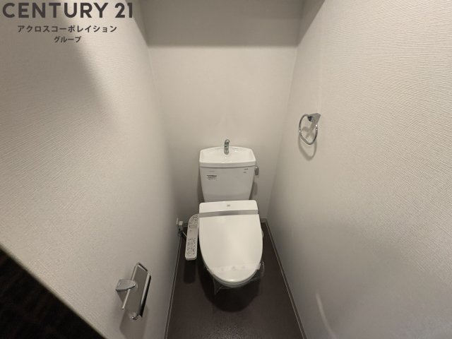ゆったり落ち着けるトイレです