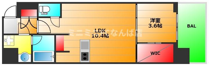ブエナビスタ難波タワーの間取り|現状有姿