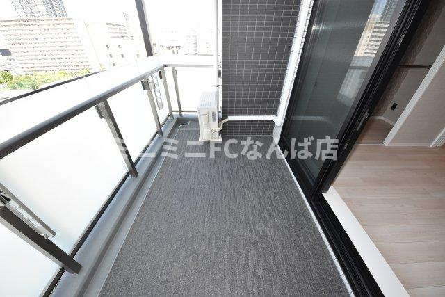 ブエナビスタ難波タワーのバルコニー