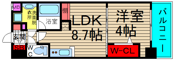 アーバネックス本町の間取り