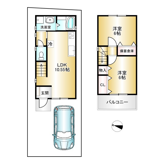大宮田尻町38-2土地の参考プラン