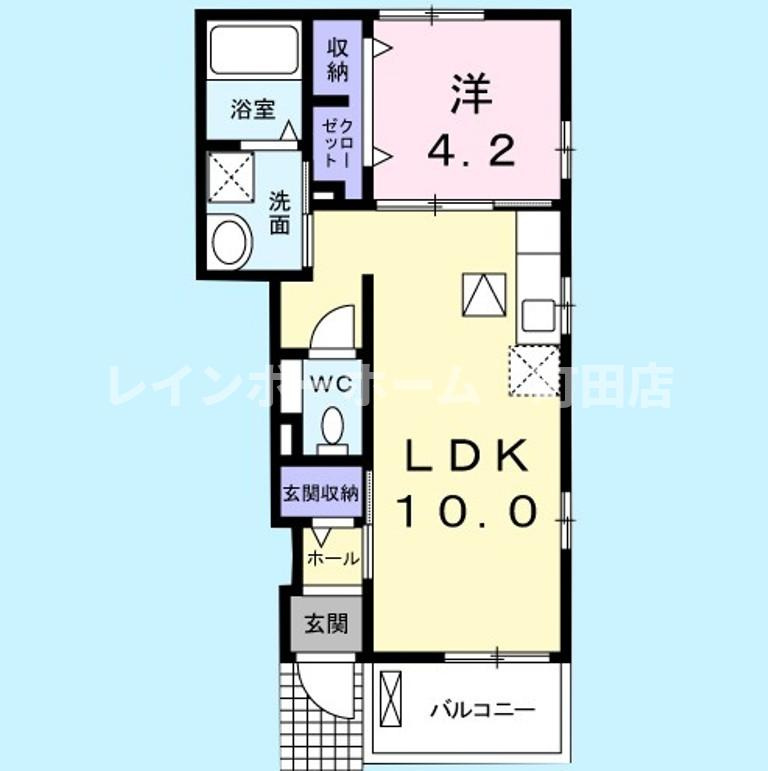 ベルクムント※初期費用分割あと払いサービス利用可能物件の間取り