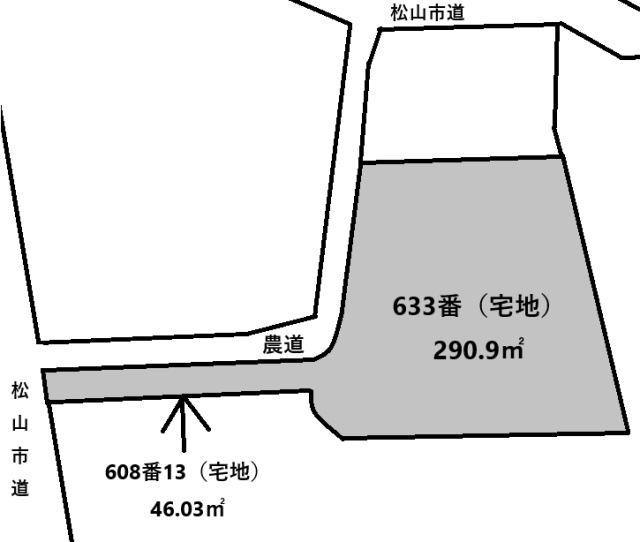 吉藤2丁目土地の土地図