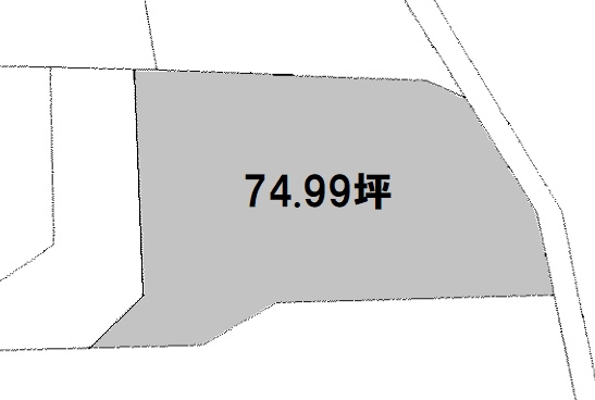 福角町土地の土地図