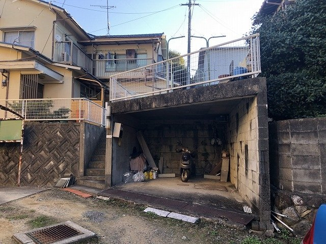 福角町土地の前面道路含む現地写真