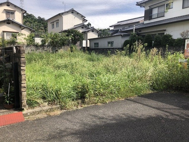 堀江町土地の前面道路含む現地写真