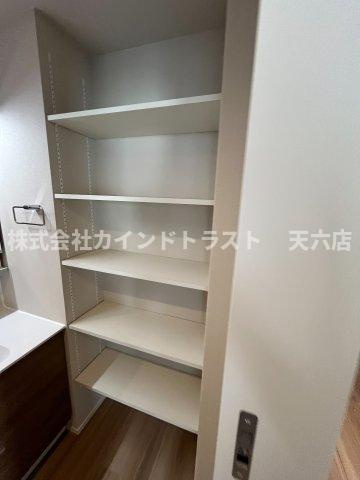 内代レジデンスノースの収納|大きなスペースがあり、収納には困りません