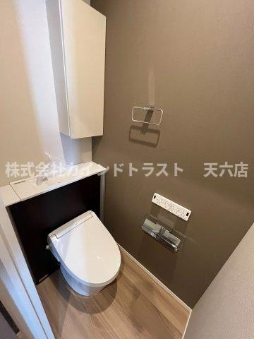 内代レジデンスノースのトイレ|清潔感のあるトイレです