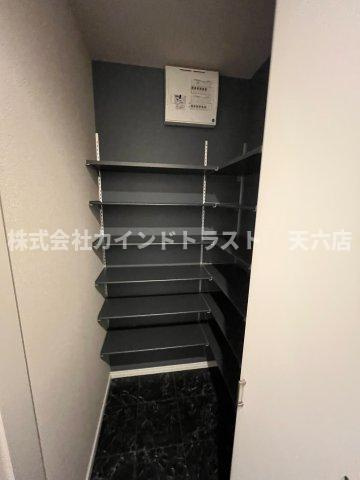 内代レジデンスノースの収納|大きなスペースがあり、収納には困りません