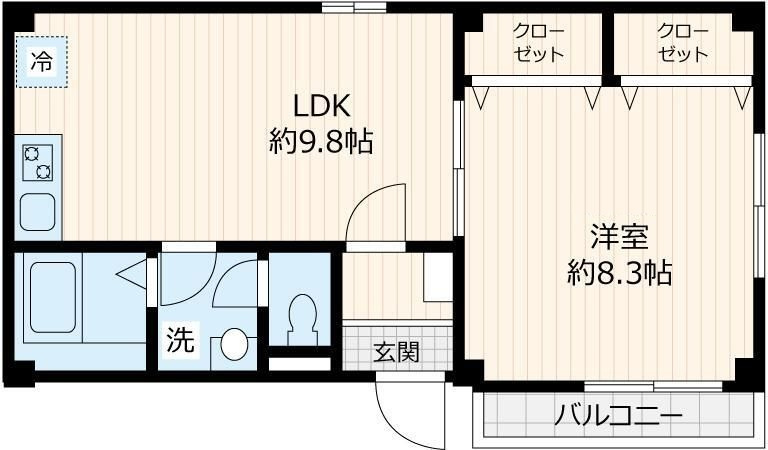 アーク和の間取り|間取りです。