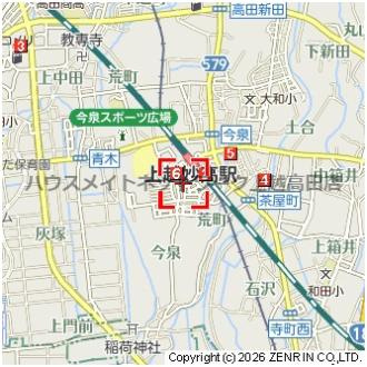 シャインピークス上越妙高 Ｂの地図|位置図