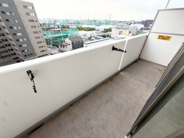 アンフィニⅫ江坂ガーデンのバルコニー
