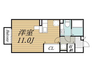【間取り】 | FELICE・青葉の杜　B