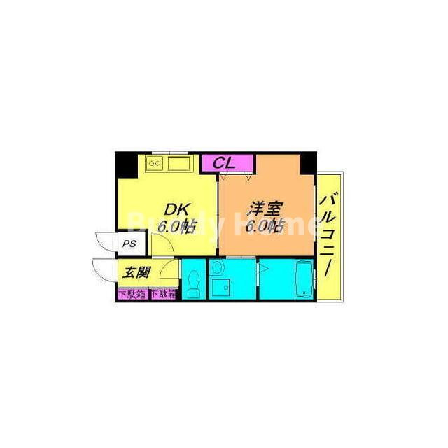 カシェット住吉の間取り