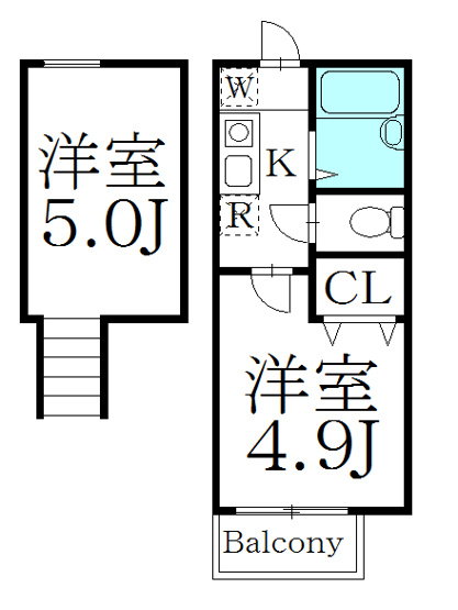 【間取り】 | カーサベルデ中野