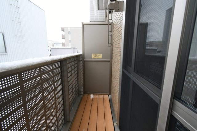D-room二口のバルコニー