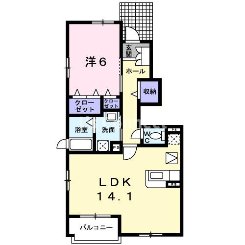 【間取り】 | アンジュ　Ⅲ