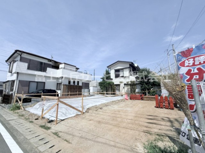 【外観】 | 伊豆の国市古奈 7期 新築建売 | 現在建築中の外観画像です。ご内覧は同じメーカーの完成物件へご案内いたしますので、いつでもご相談ください！