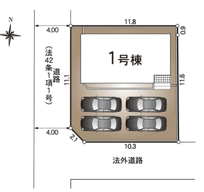【区画図】 | 伊豆の国市古奈 7期 新築建売 | 区画図です