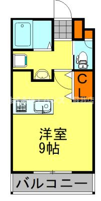 【間取り】 | メゾンクレールⅢ