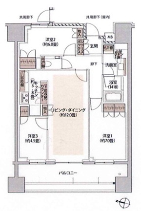 ザ・パークハウス本郷の間取り