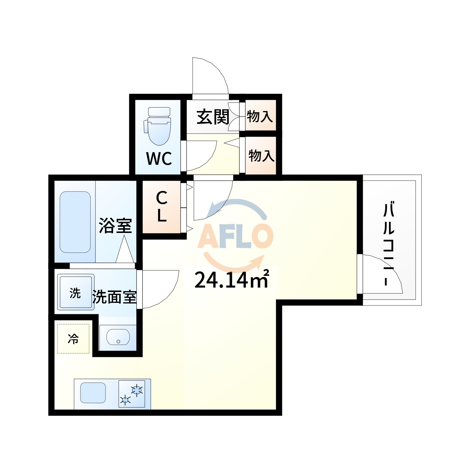 カルム西淡路の間取り|間取り
