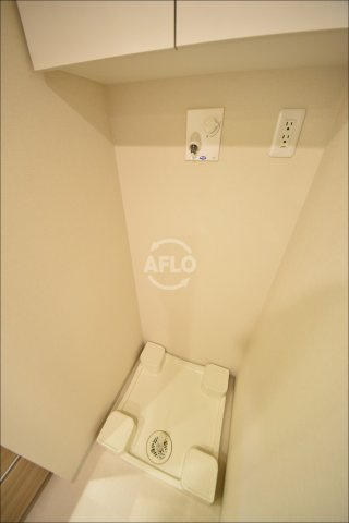 プラウドタワー安堂寺の洗面所|プラウドタワー安堂寺　洗濯機置き場
