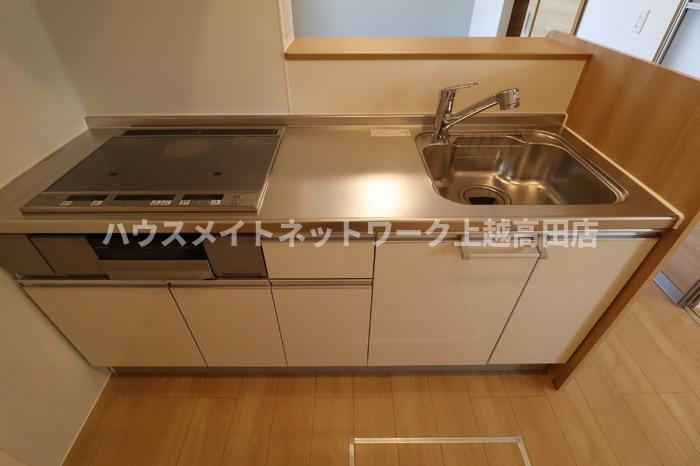 シャインピークス大和 Ａのキッチン|対面キッチン