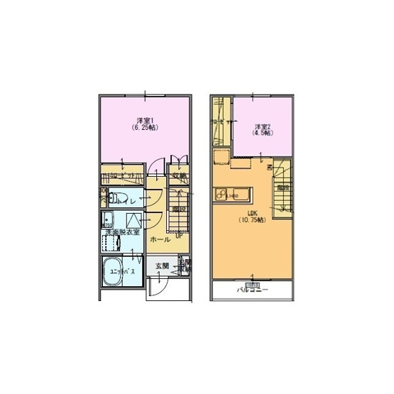 【間取り】 | （仮）実相寺新築アパート | 現在建築中となります。