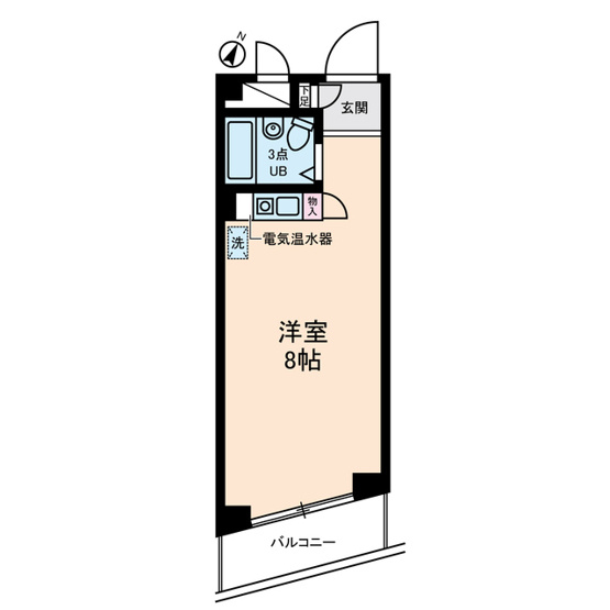 【間取り】 | キャッスル・日野台