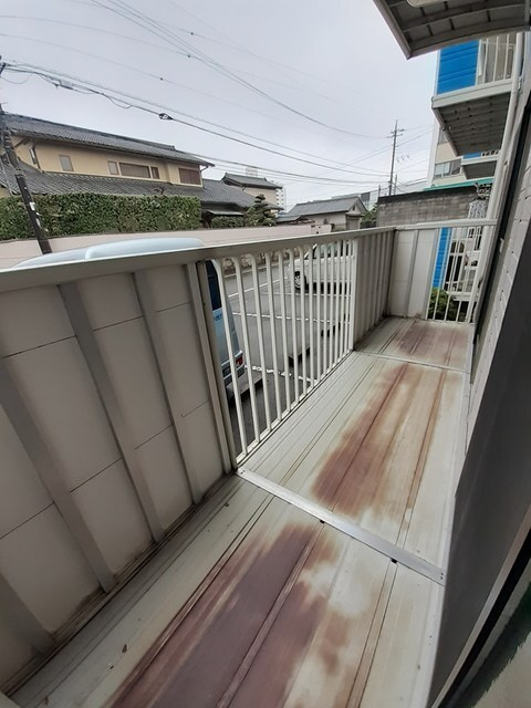 ノースタウンＢのバルコニー
