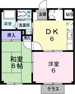 【間取り】 | ロマニー平和坂ハイツ