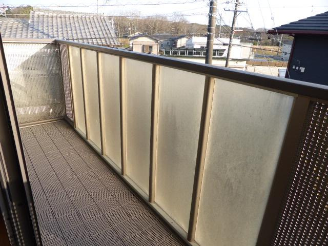 メゾン越戸　Ｃのバルコニー