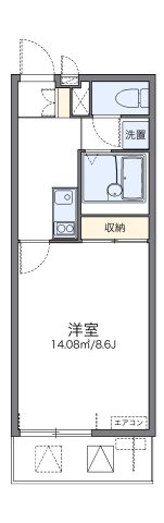 レオネクストブルーヴィラⅡの間取り