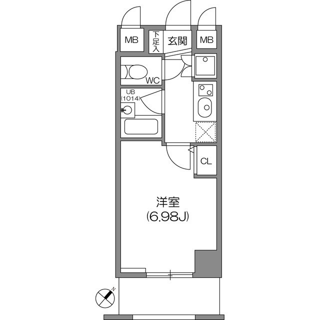 ジョイシティ小石川の間取り