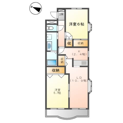 カーム・ルーラルの間取り