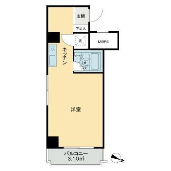 オリエント赤坂の間取り