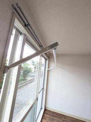 室内物干し付き♪