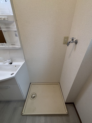 室内洗濯機置き場です