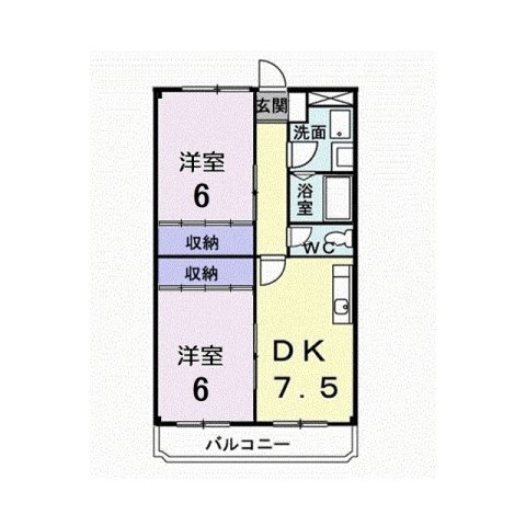 レジデンスマツバラの間取り