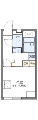 【間取り】 | レオパレスクレール稲田堤