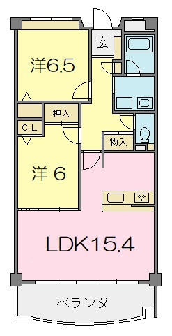 シャルムの間取り