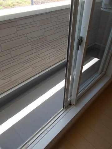 イリーデアンジュＡのバルコニー