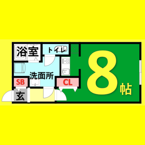 クレストタップ名古屋ウエスト　名古屋市賃貸　仲介手数料無料の間取り