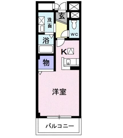 ホワイト　ウッドの間取り